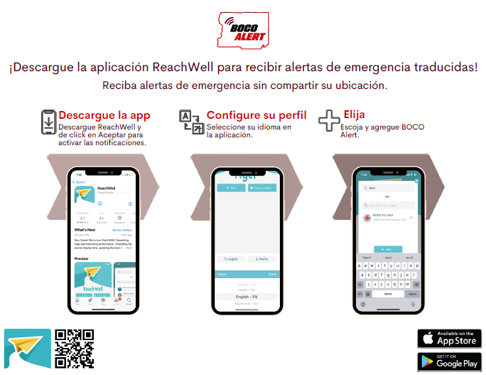 ReachWell Instructions in Spanish